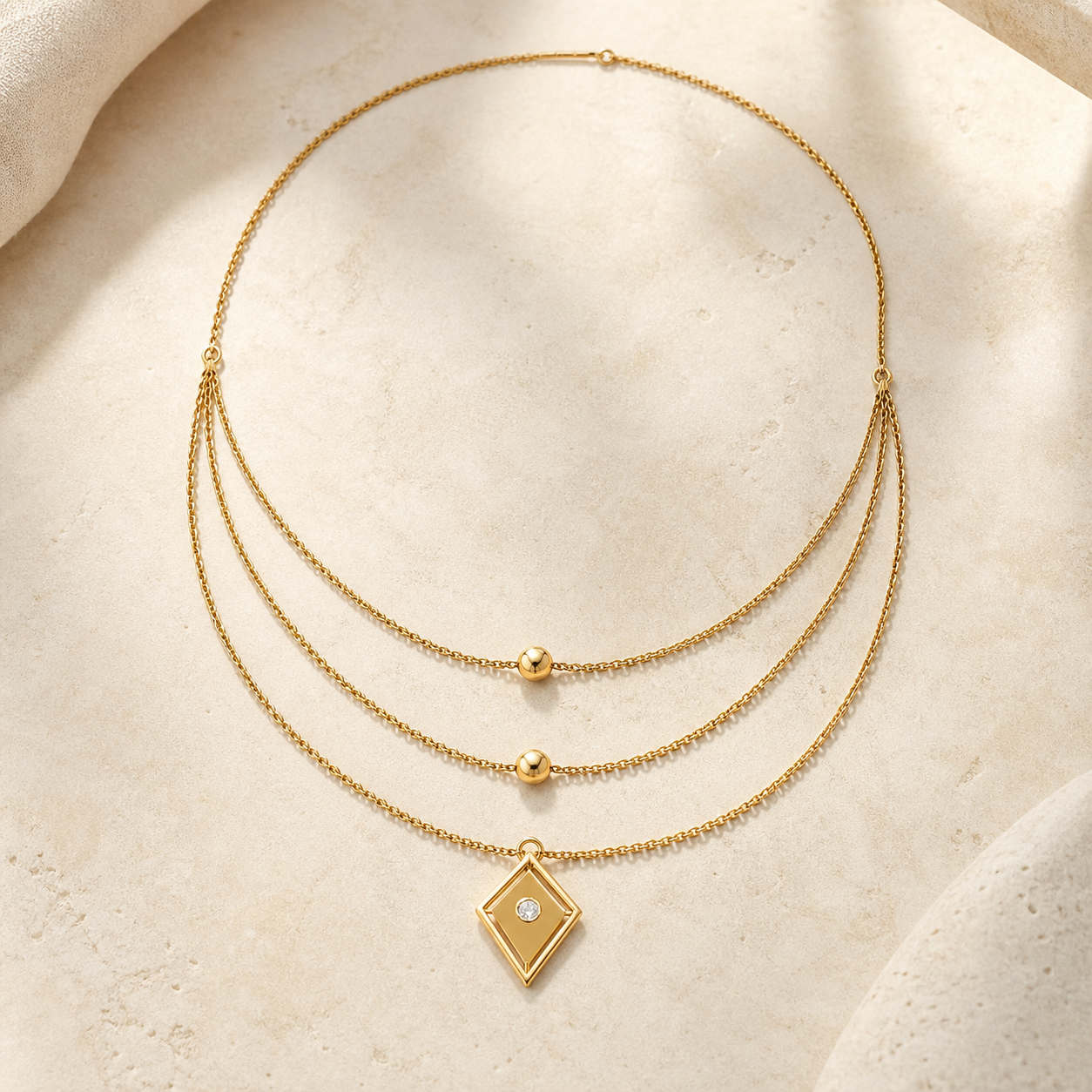 Aurgat Treasured 18K Gold plated Necklace
