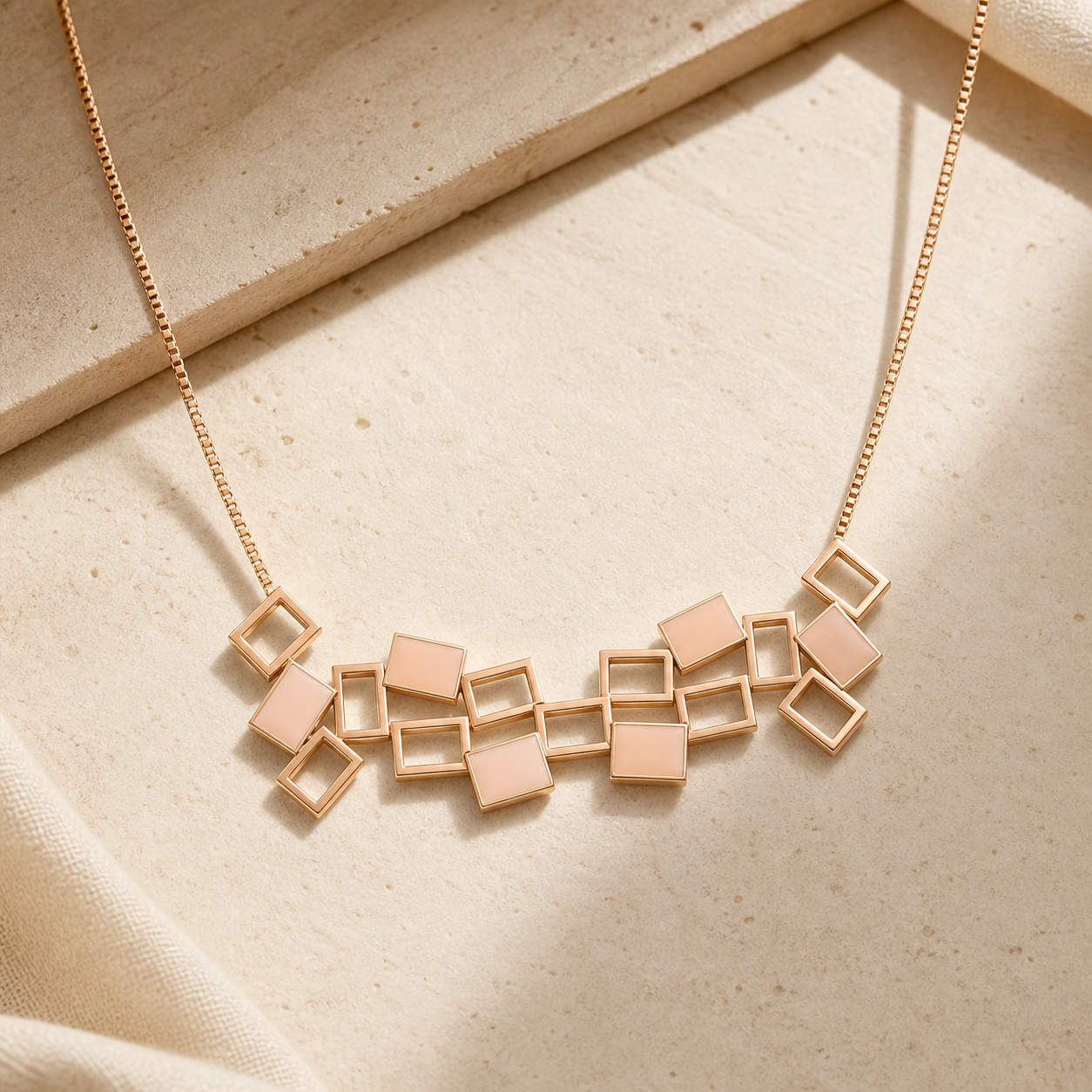 Aurgat Oblongs Rose gold Pendant