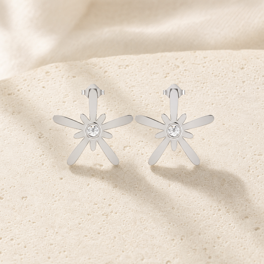 Aurgat Stars Sterling Silver Earring