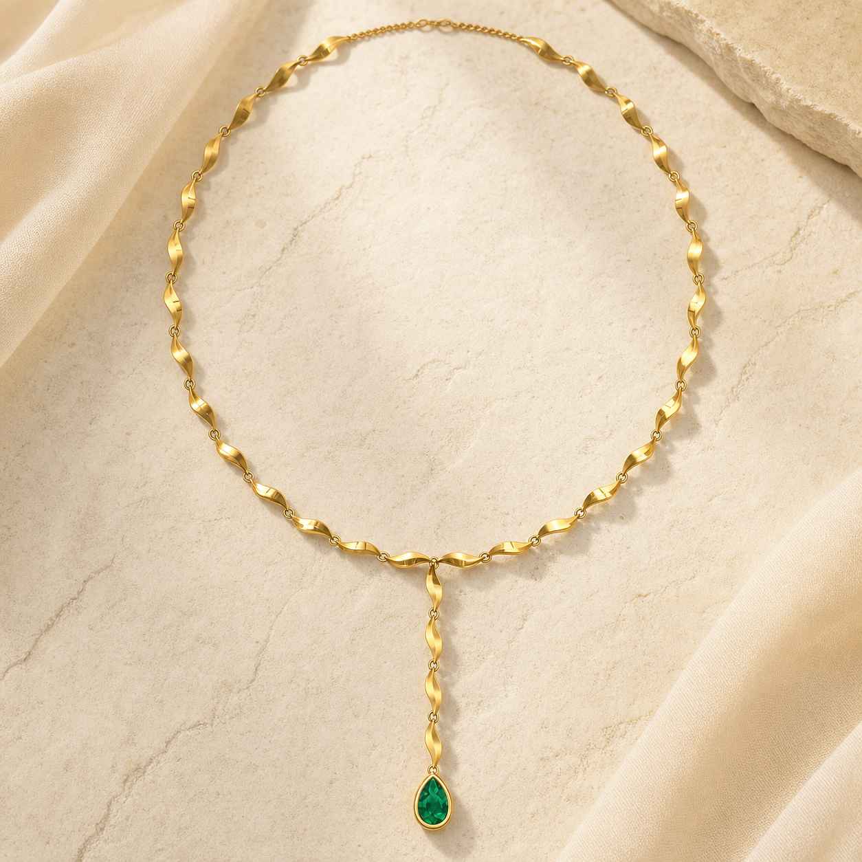Aurgat Graceful 18K gold Plated Necklace
