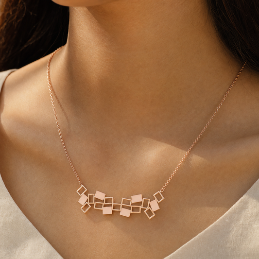 Aurgat Oblongs Rose gold Pendant