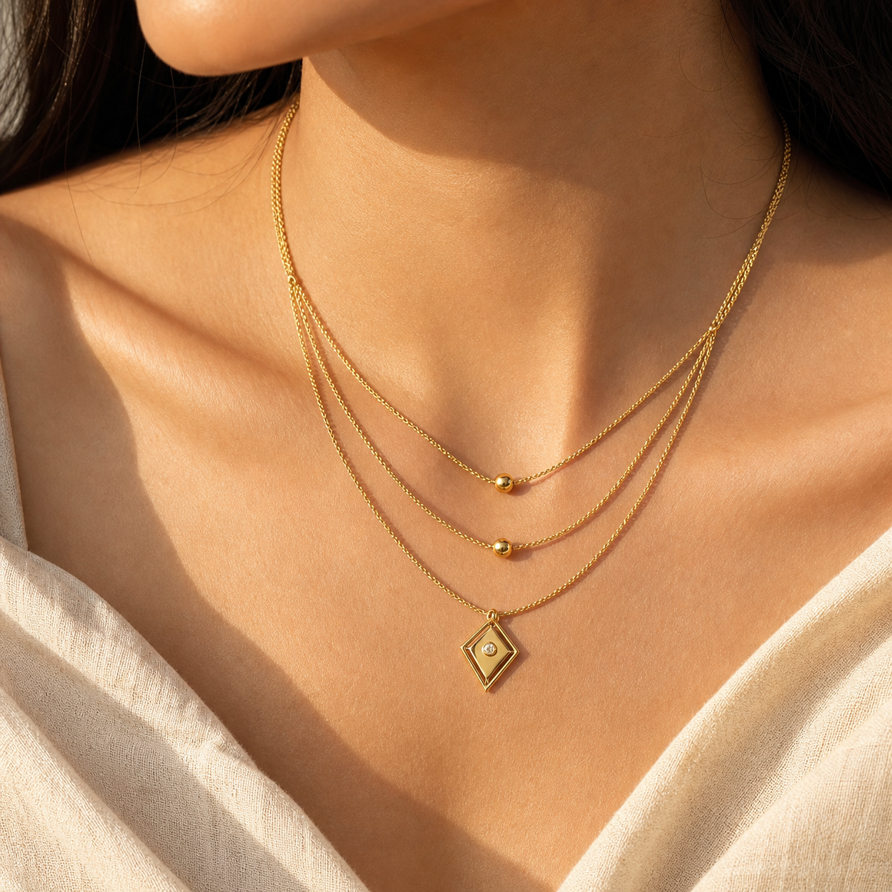 Aurgat Treasured 18K Gold plated Necklace