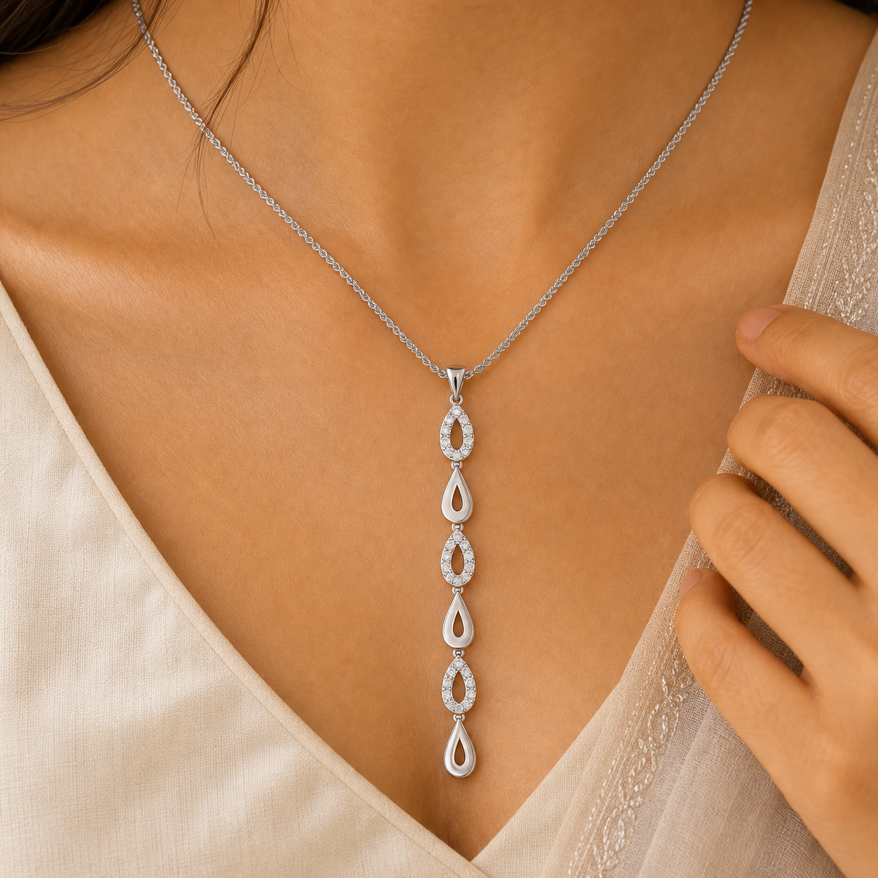 Aurgat Infinity Sterling Silver Pendant