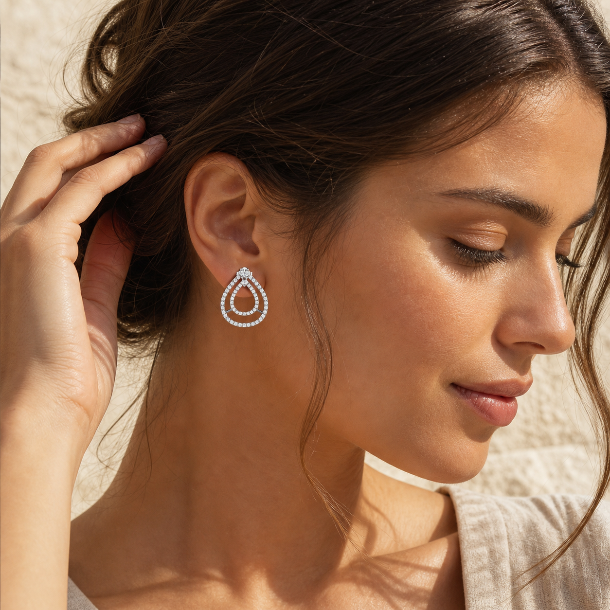 Aurgat regal Sterling Silver Earrings