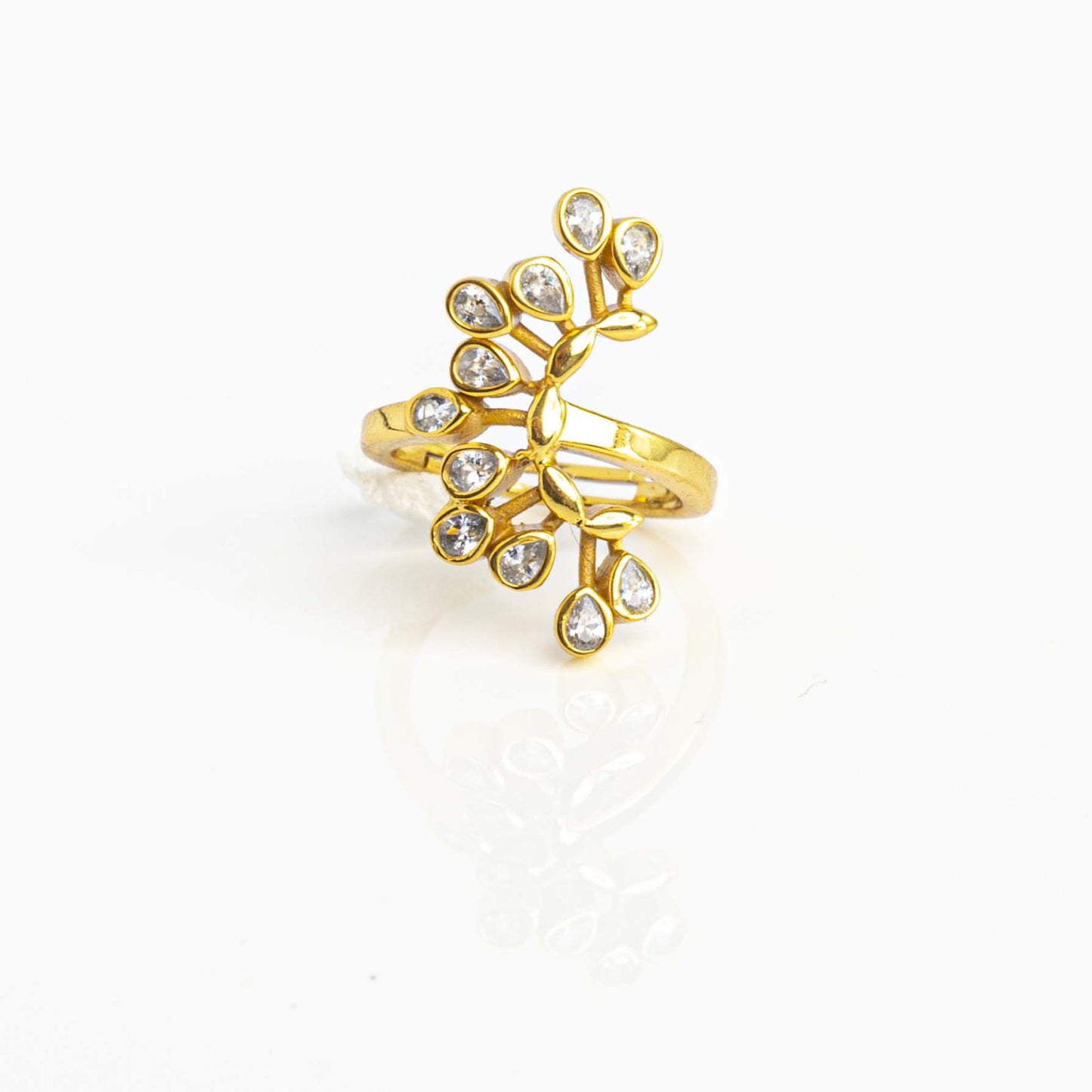Aurgat Classic 18K Gold Plated Adjustable Ring