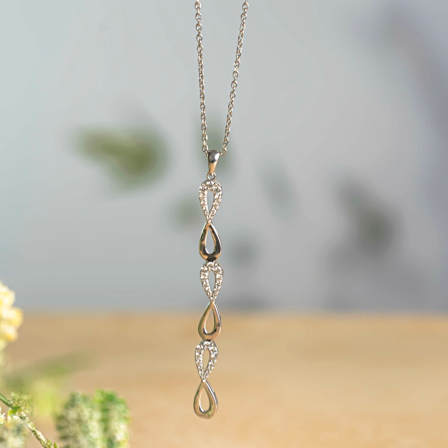 Aurgat Infinity Sterling Silver Pendant