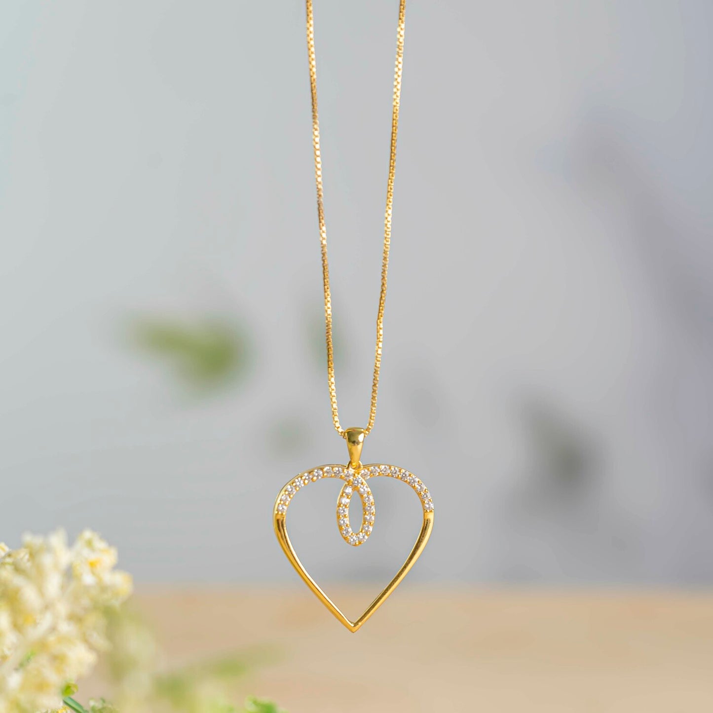 Aurgat heart of Gold 18K Gold Plated Pendant