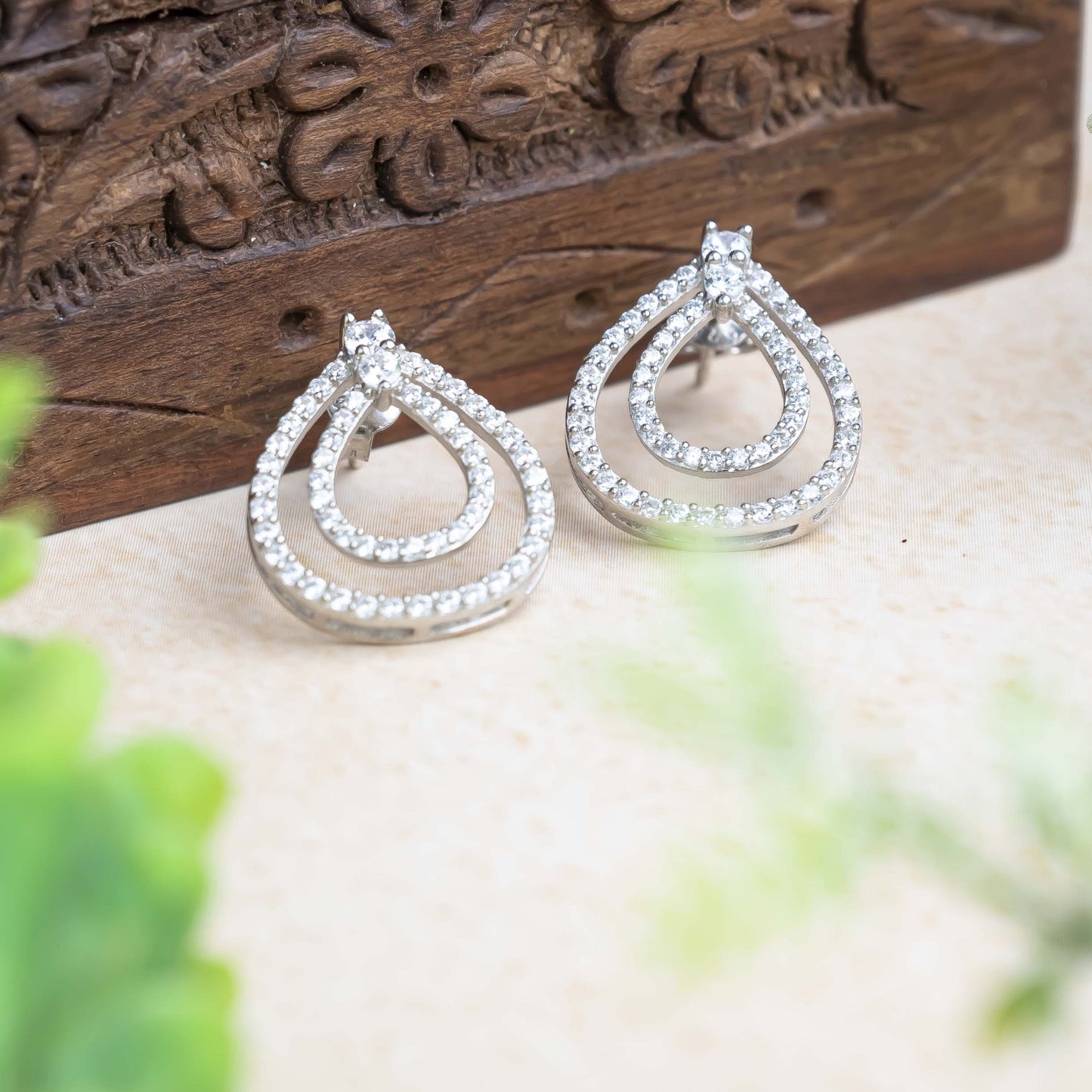 Aurgat regal Sterling Silver Earrings