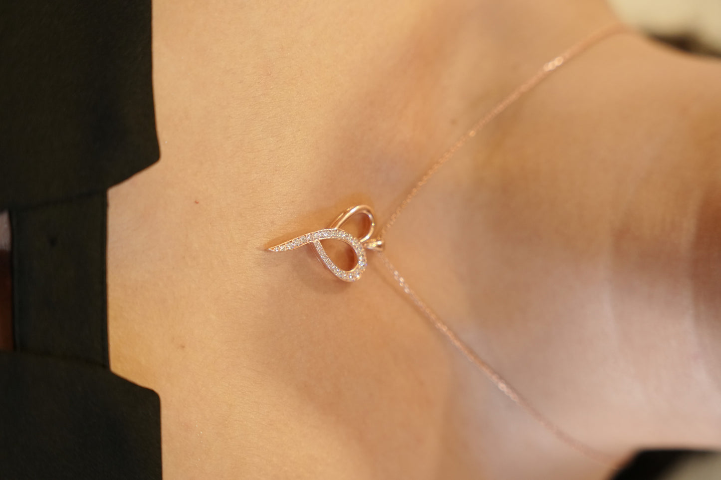 Aurgat Nobel Heart Rose Gold Pendant