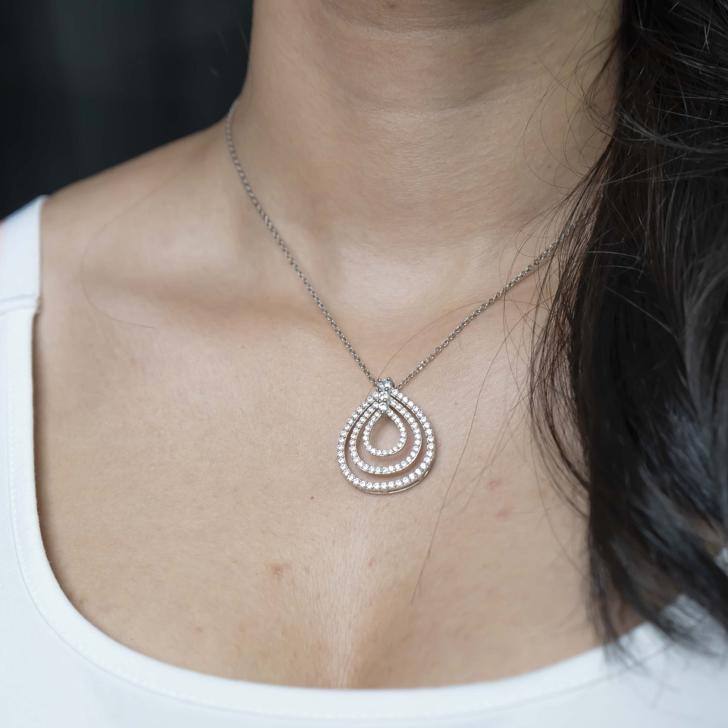 Aurgat Regal Sterling Silver Pendant Set